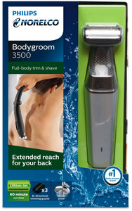 Philips Norelco Bodygroomer BG5025/49 - skin friendly, showerproof, back and body hair shaver and trimmer